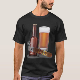 Camiseta Cigar y una cerveza