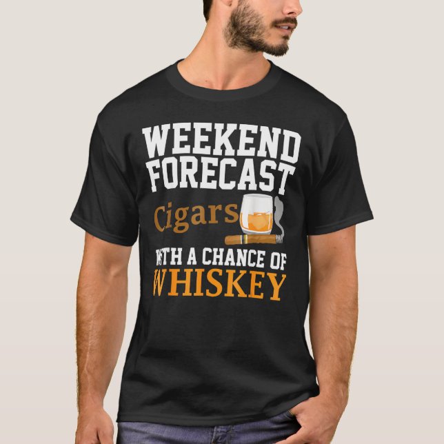 Camiseta Cigar Y Whiskey Gráficas Gráficas Hombres Cigar F (Anverso)