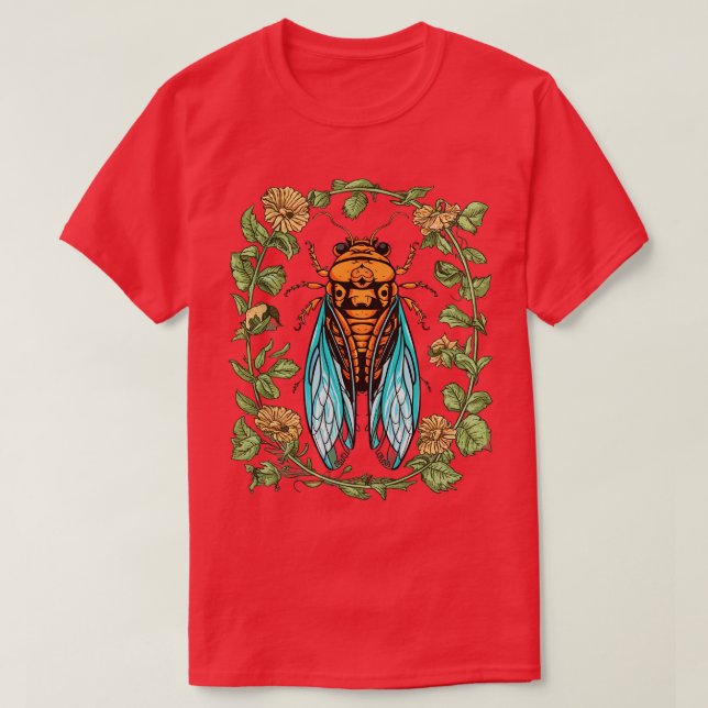 Camiseta cigarra linda (Diseño del anverso)