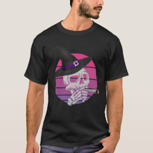 Camiseta Cigarrillo Fundido Y Aterrador Para Fumar Calavera