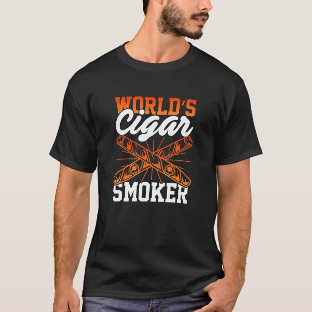 Camiseta Cigarrillo para fumadores de cigarrillos Tabaco ci (Anverso)