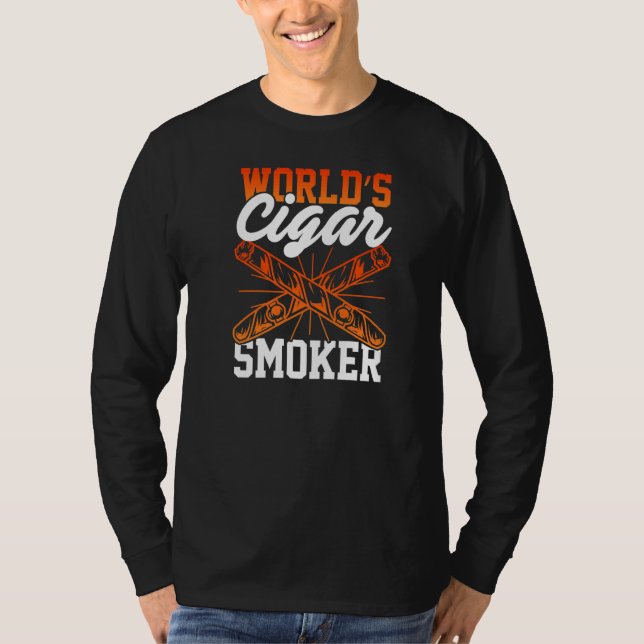 Camiseta Cigarrillo para fumadores de cigarrillos Tabaco ci (Anverso)