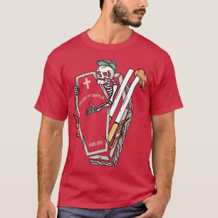 Camiseta Cigarrillo y muerte