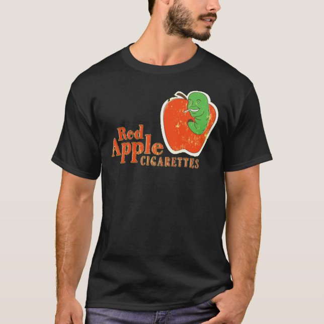 Camiseta Cigarrillos de manzanas rojas  (Anverso)