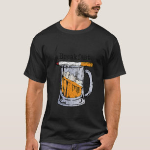 Camiseta Cigarrillos para fumar y cerveza para tomar el des