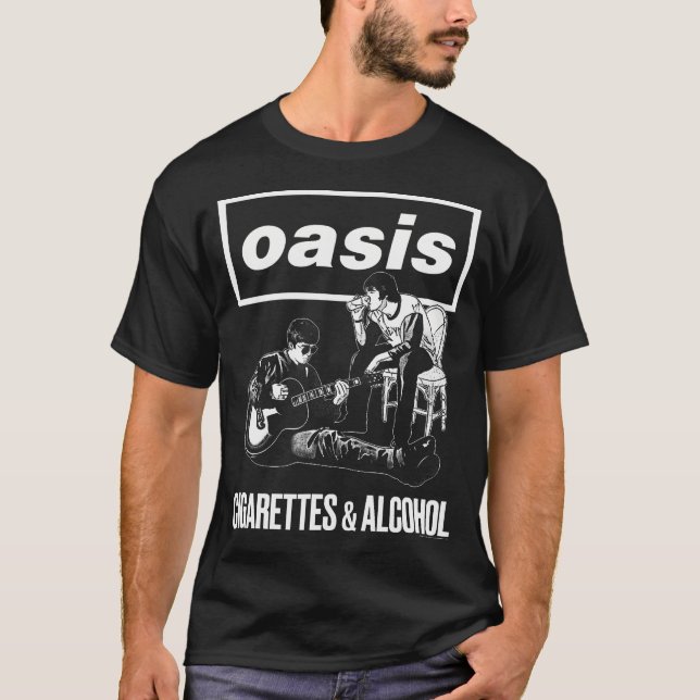 Camiseta Cigarrillos Y Alcohol (Anverso)