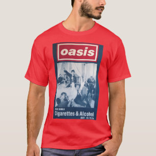 Camiseta Cigarrillos y alcohol chica minimalista