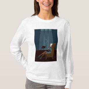 Camiseta Cigarro que fuma de la empresaria