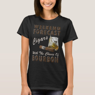 Camiseta Cigarros de previsión de fin de semana con camiset