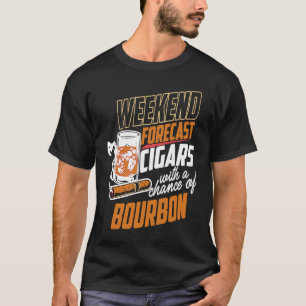 Camiseta Cigarros de previsión de fin de semana con posibil