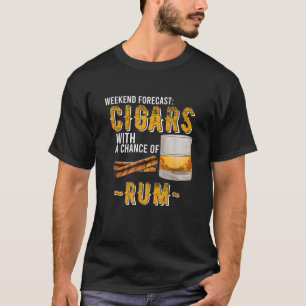Camiseta Cigarros de previsión de fin de semana con posibil
