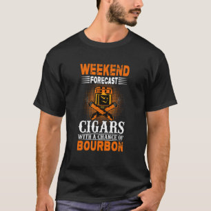 Camiseta Cigarros de previsión de fin de semana con posibil