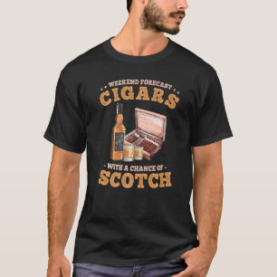 Camiseta Cigarros de previsión de fin de semana con posibil