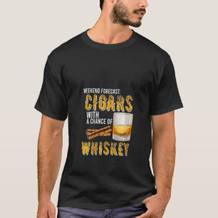 Camiseta Cigarros De Previsión De Fin De Semana Para Mujere