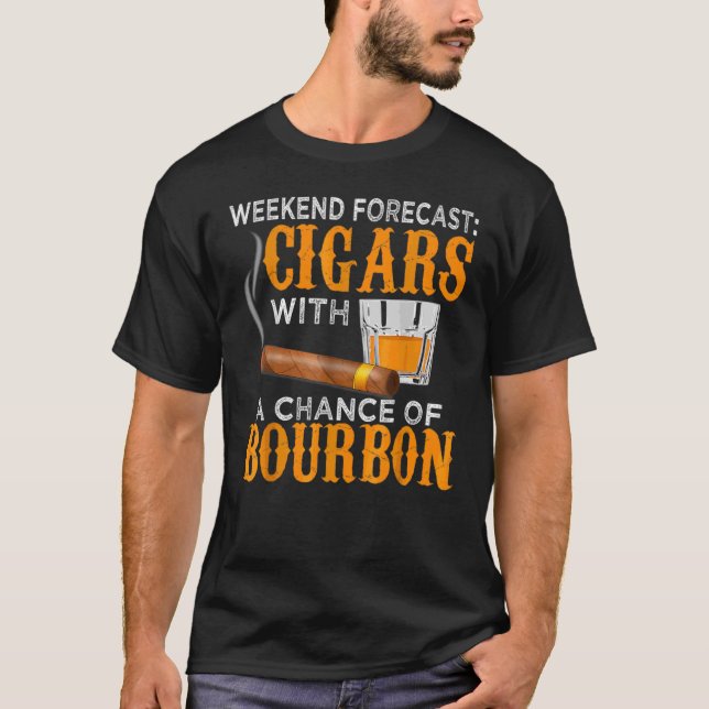 Camiseta Cigarros De Previsión De Fin De Semana Posibilidad (Anverso)