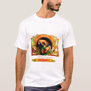 Camiseta Cigarros del dinero del vintage que fuman arte de