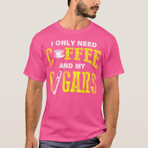 Camiseta Cigarros divertidos Café Amantes Cafeína Adictos F