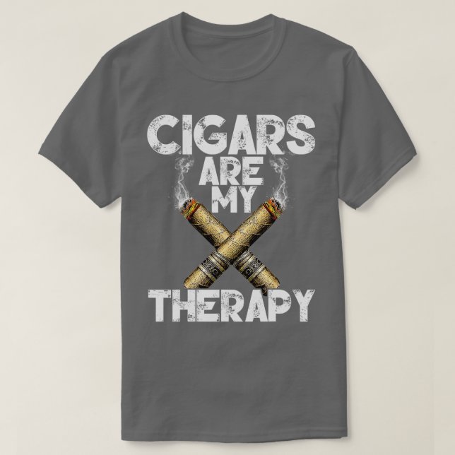 Camiseta Cigarros divertidos de Guay son mi terapia (Diseño del anverso)