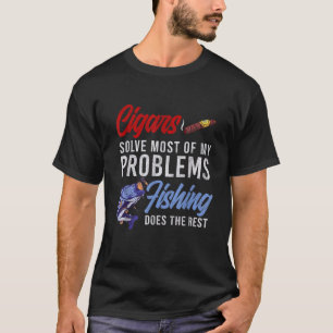 Camiseta Cigarros masculinos tabaco regalo de pesca cigarro