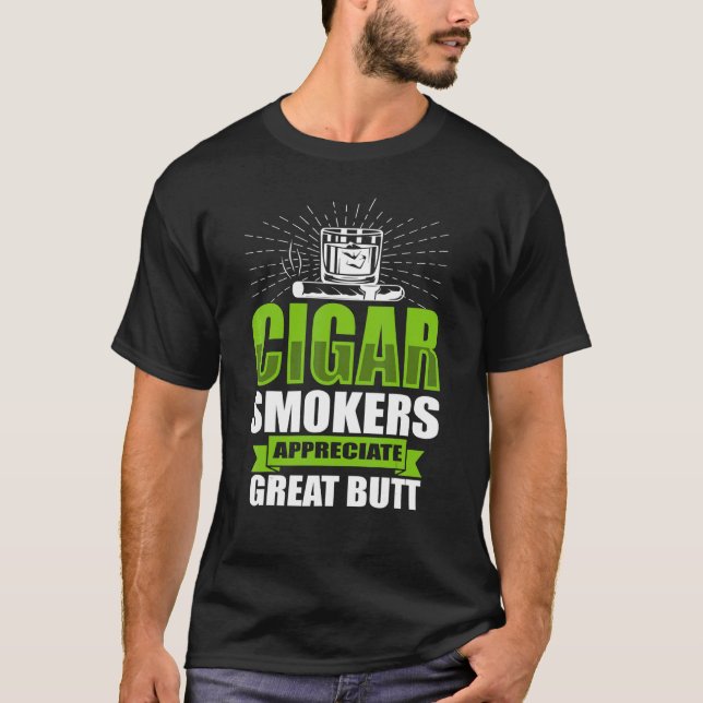 Camiseta Cigarros para fumadores de cigarrillos dicen diseñ (Anverso)