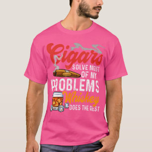 Camiseta Cigarros Y Whiskey Funny Dice Amor Al Fumar Cigarr