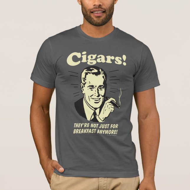 Camiseta Cigarros: Ya no solo desayuno (Anverso)