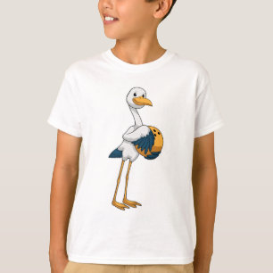 Camiseta Cigüeña en Bowling con bolera
