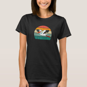 Camiseta Cigüeñas Cigüeña Bebé Niños Pico Nido Cigüeña Rana