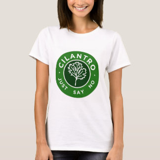 Camiseta Cilantro - apenas diga no