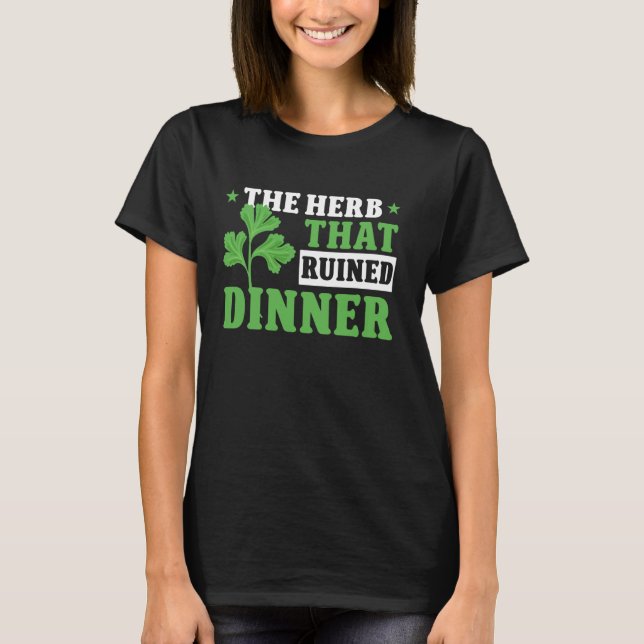Camiseta Cilantro Hater (Anverso)