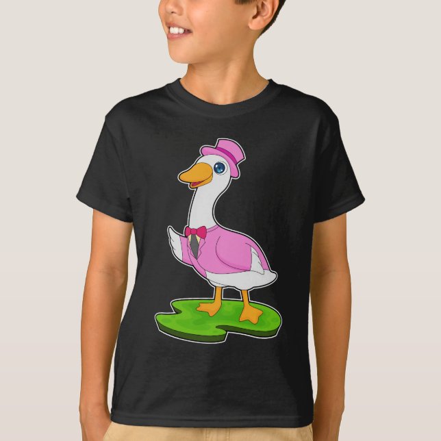 Camiseta Cilindro de aseo de pato boda (Anverso)