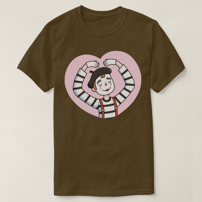 Camiseta Cimera Cuta Con Gesto De Amor (Diseño del anverso)