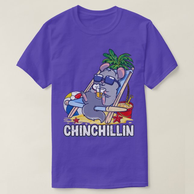 Camiseta Cinchillin Chinchilla Funny Cute (Diseño del anverso)