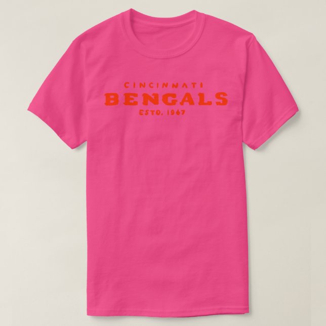 Camiseta Cincinnati Bengaaaals (Diseño del anverso)