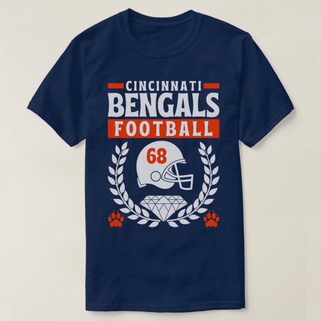 Camiseta Cincinnati Bengals Edición 1968 (Diseño del anverso)
