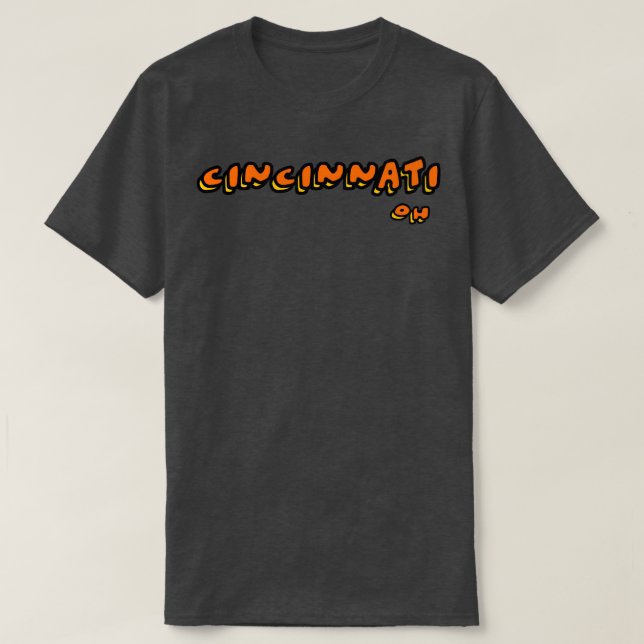 Camiseta Cincinnati Bubble (Diseño del anverso)