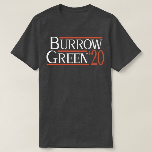 Camiseta Cincinnati Burrow Green (Diseño del anverso)