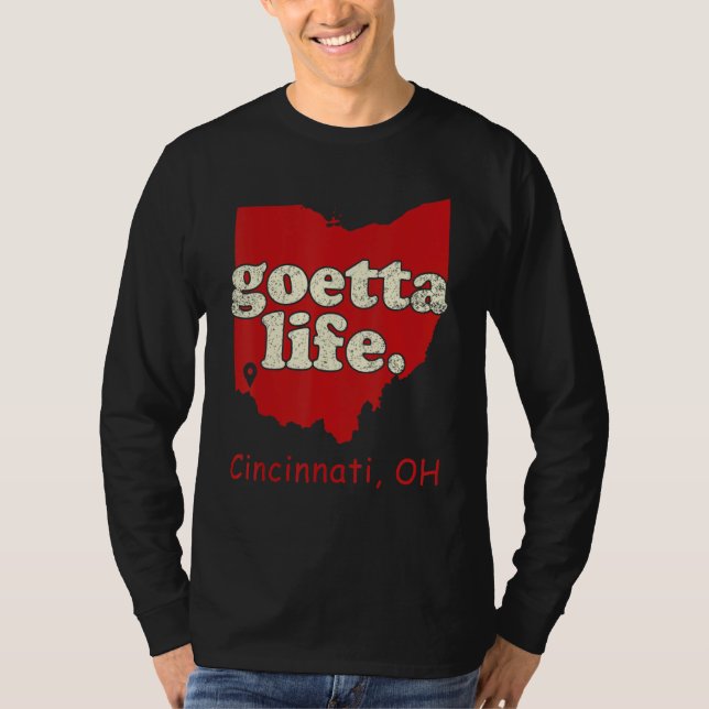 Camiseta Cincinnati Cincinnati Food Goetta Life (Anverso)