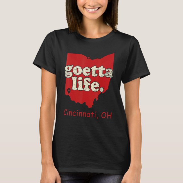 Camiseta Cincinnati Cincinnati Food Goetta Life (Anverso)