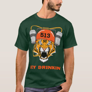 Camiseta cincinnati dey drinkin bengal tigre