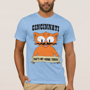 Camiseta CINCINNATI ¡ES MI PUEBLO NATAL! Gato de Dibujos An