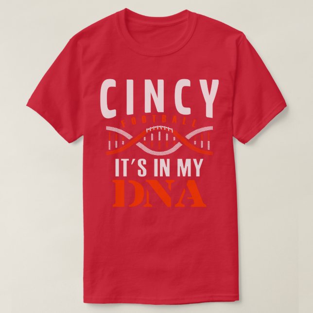 Camiseta Cincinnati Fan 2022 Está En Mi ADN (Diseño del anverso)