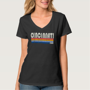 Camiseta Cincinnati Iowa de estilo retro vintage de los año