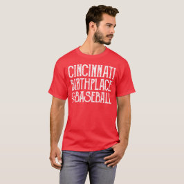 Camiseta Cincinnati: Lugar de nacimiento del béisbol