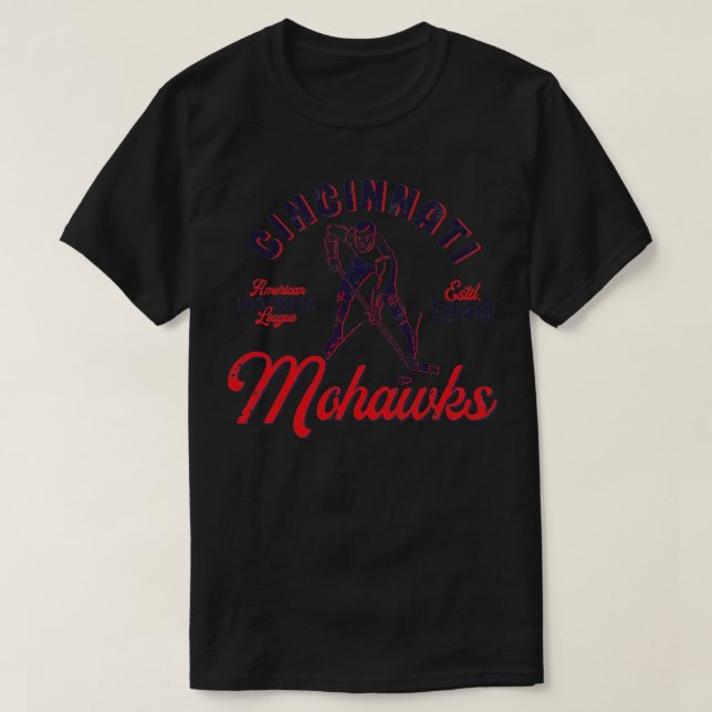 Camiseta Cincinnati Mohawks1 (Diseño del anverso)