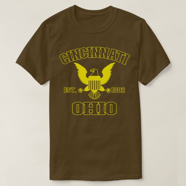 Camiseta Cincinnati Ohio Cincinnati OH (Diseño del anverso)
