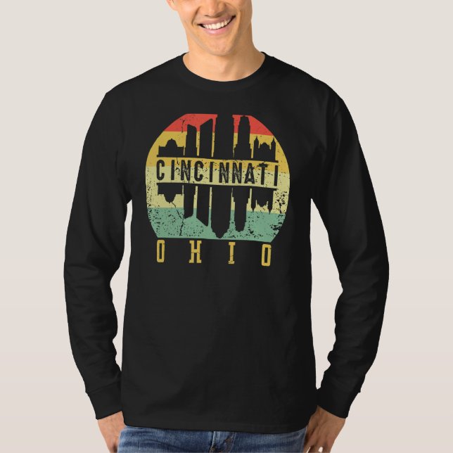 Camiseta CINCINNATI OHIO Downtown Skylin (Anverso)