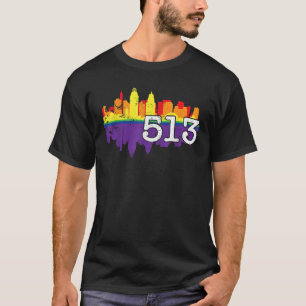Camiseta Cincinnati Ohio Orgullo gay LGBT 513 hombres arcoi