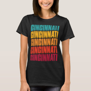 Camiseta Cincinnati Ohio Souvenir Retro Vicinnati