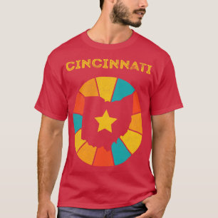 Camiseta Cincinnati Ohio Vintage Molestias